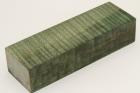Bloc pour la coutellerie, Erable sycomore ond� stabilis� vert, ref:BESOs72857ve