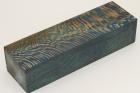 Bloc pour la coutellerie, Platane stabilis� bleu, ref:BPLs72865b
