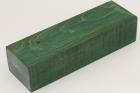 Bloc pour la coutellerie, Erable sycomore ond� stabilis� vert, ref:BESOs73074ve