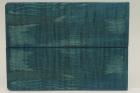 Plaquettes pour la coutellerie, Erable sycomore ond� stabilis� bleu, ref:PESOs73063b