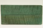 Plaquettes pour la coutellerie, Erable sycomore ond� stabilis� vert, ref:PESOs73071ve
