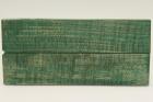Plaquettes pour la coutellerie, Erable sycomore ond� stabilis� vert, ref:PESOs73069ve