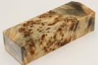 Bloc pour la coutellerie, Loupe de Peuplier stabilis� naturel, ref:BLpPEs73180na