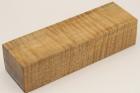 Bloc pour la coutellerie, Erable sycomore ond� stabilis� naturel, ref:BESOs73184na