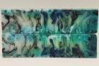 Plaquettes pour la coutellerie, r�sine bleue/verte, ref:PRR73303