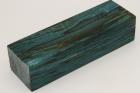 Bloc pour la coutellerie, H�tre �chauff� stabilis� bleu, ref:BHs73801b