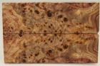 Plaquettes pour la coutellerie, Loupe de Peuplier stabilis�e marron, ref:PLpPEs73850ma