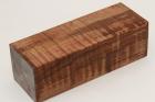 Bloc pour la coutellerie, Erable sycomore ond� stabilis� marron, ref:BESOs73950ma