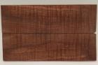 Plaquettes pour la coutellerie, Erable sycomore ond� stabilis� marron, ref:PESOs73957ma
