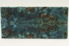 Plaquettes pour la coutellerie, Loupe de Peuplier stabilis�e bleue, ref:PLpPEs74049b
