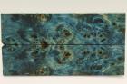 Plaquettes pour la coutellerie, Loupe de Peuplier stabilis�e bleue, ref:PLpPEs74053b