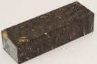 Bloc pour la coutellerie, Loupe d'Erable N�gundo stabilis� noir/vert, ref:BLpErs74306nr