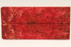 Plaquettes pour la coutellerie, Loupe de Peuplier stabilis� rouge, ref:PLpPEs74528r