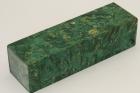 Bloc pour la coutellerie, Loupe d'Erable N�gundo stabilis� vert, ref:BLpErs74765ve