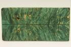 Plaquettes pour la coutellerie, Loupe d'Erable N�gundo stabilis� vert, ref:PLpErs74773ve