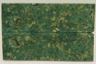 Plaquettes pour la coutellerie, Loupe d'Erable N�gundo stabilis� vert, ref:PLpErs74775ve