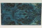 Plaquettes pour la coutellerie, Loupe de Peuplier stabilis�e bleue, ref:PLpPEs75009b