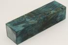 Bloc pour la coutellerie, Bouleau de Car�lie stabilis� bleu, ref:BBMs75124b