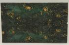 Plaquettes pour la coutellerie, Loupe d'Erable N�gundo stabilis� noir/vert, ref:PLpErs75129nr