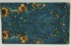 Plaquettes pour la coutellerie, Loupe d'Erable N�gundo stabilis� bleu, ref:PLpErs75406b