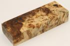 Bloc pour la coutellerie, Loupe de Peuplier stabilis� naturel, ref:BLpPEs75425na