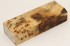 Bloc pour la coutellerie, Loupe de Peuplier stabilis� naturel, ref:BLpPEs75428na