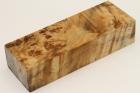 Bloc pour la coutellerie, Loupe de Peuplier stabilis� naturel, ref:BLpPEs75429na