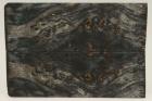 Plaquettes pour la coutellerie, Loupe de Peuplier stabilis�e noire/verte, ref:PLpPEs75438nr