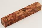 Carrelet � stylo, Loupe de Peuplier stabilis�e rouge, ref:SLpPEs75465r