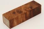 Bloc pour la coutellerie, Loupe de S�quoia stabilis�e naturelle, ref:BLpSqs75471