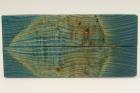 Plaquettes pour la coutellerie, loupe de Fr�ne stabilis� bleue, ref:PLpFrs75486b