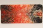 Plaquettes pour la coutellerie, r�sine orange, ref:PRR75625