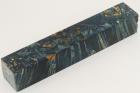 Carrelet � stylo, Loupe d'Erable N�gundo stabilis� bleu, ref:SLpErs75950b