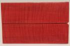 Plaquettes pour la coutellerie, Erable sycomore stabilis� rouge, ref:PESOs76025r
