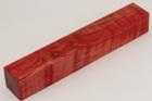 Carrelet � stylo, Erable sycomore ond� stabilis� rouge, ref:SESOs76036r