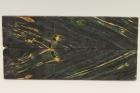 Plaquettes pour la coutellerie, Loupe d'Erable N�gundo stabilis� noir/vert, ref:PLpErs76057nr