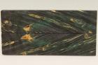 Plaquettes pour la coutellerie, Loupe d'Erable N�gundo stabilis� noir/vert, ref:PLpErs76059nr