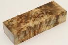 Bloc pour la coutellerie, Loupe de Peuplier stabilis� naturel, ref:BLpPEs76113na