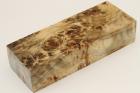 Bloc pour la coutellerie, Loupe de Peuplier stabilis� naturel, ref:BLpPEs76114na