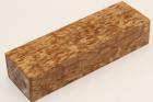Bloc pour la coutellerie, Bouleau de Car�lie stabilis� naturel, ref:BBMs76132na