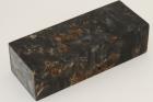Bloc pour la coutellerie, Loupe de Peuplier stabilis�e noire, ref:BLpPEs76220nr