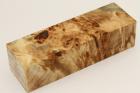 Bloc pour la coutellerie, Loupe de Peuplier stabilis� naturel, ref:BLpPEs76250na