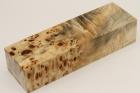 Bloc pour la coutellerie, Loupe de Peuplier stabilis� naturel, ref:BLpPEs76251na
