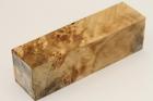 Bloc pour la coutellerie, Loupe de Peuplier stabilis� naturel, ref:BLpPEs76249na