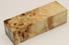 Bloc pour la coutellerie, Loupe de Peuplier stabilis� naturel, ref:BLpPEs76252na