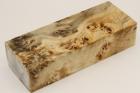 Bloc pour la coutellerie, Loupe de Peuplier stabilis� naturel, ref:BLpPEs76256na