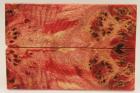 Plaquettes pour la coutellerie, Loupe de Peuplier stabilis� rouge, ref:PLpPEs76247r