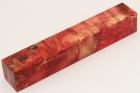 Carrelet � stylo, Loupe de Peuplier stabilis�e rouge, ref:SLpPEs76265r