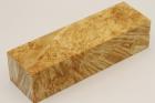 Bloc pour la coutellerie, Loupe d'Erable N�gundo stabilis� naturel, ref:BLpErs76350na