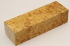 Bloc pour la coutellerie, Loupe d'Erable N�gundo stabilis� naturel, ref:BLpErs76352na